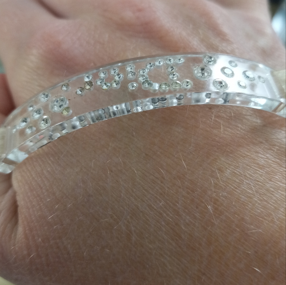 Dior Clear Rhinestone Choker - Picture 6 of 9